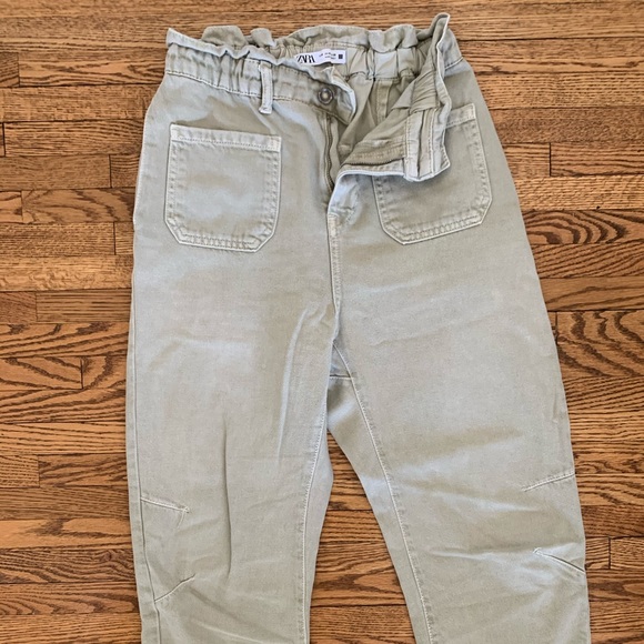 Zara Pants & Jumpsuits Zara Green Cargo Pants Poshmark
